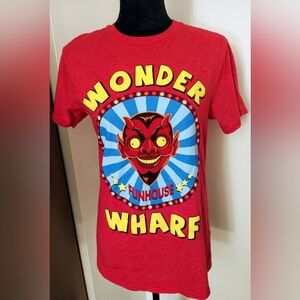 Ripple Junction Red Wonder Wharf Funhouse Tee